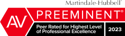 AV Preeminent Rating, 2023